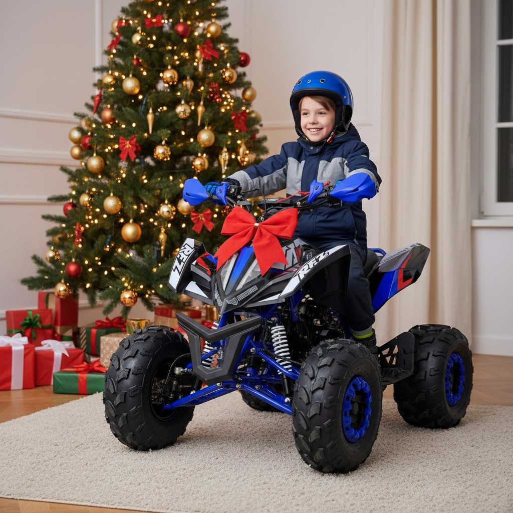 Dětská benzínová čtyřkolka Leramotors by APOLLO FALCON 3GR 125ccm - Modrá