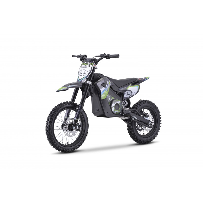 Dětská elektrická motorka Pitbike Leramotors Rocket 1600W 48V 14/12 - zelená