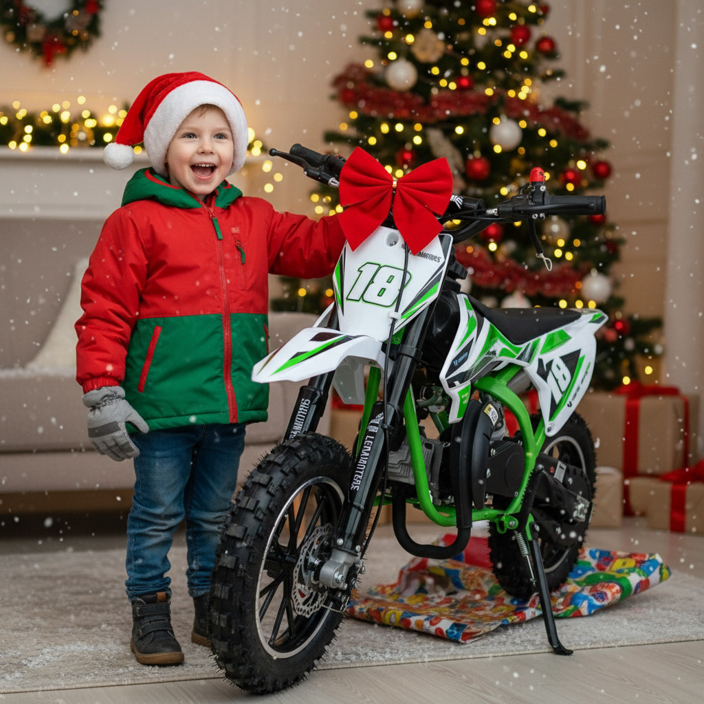 Minicross Leramotors DEVIL DELUXE 49ccm 2T - zelená