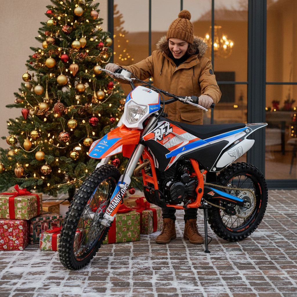 Pitbike Leramotors By Apollo THUNDER 250ccm 21/18 oranžová