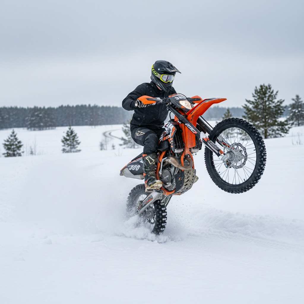 Pitbike Leramotors KILLER PRO 300ccm H2O 21/18 - oranžová - 4-takt - 17. pohled