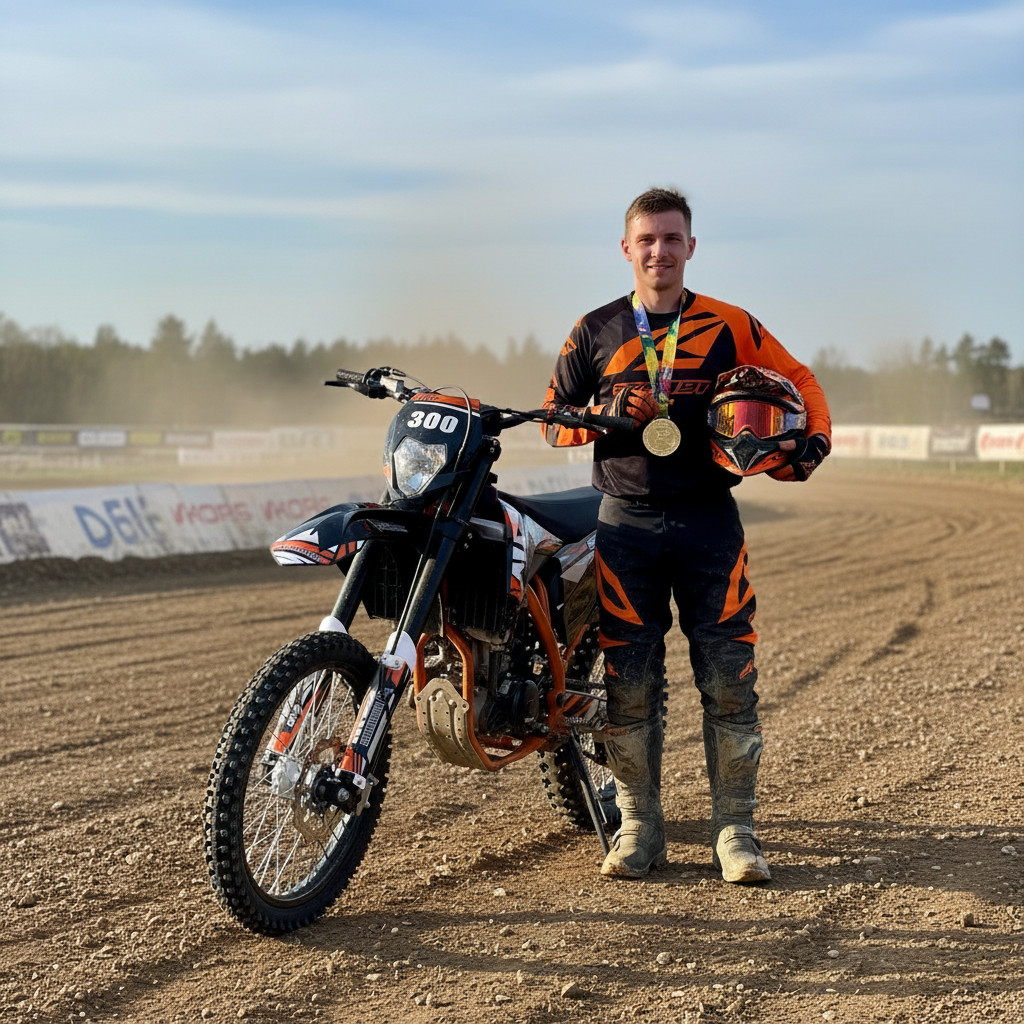 Pitbike Leramotors KILLER PRO 300ccm H2O 21/18 - oranžová - 4-takt - 19. pohled