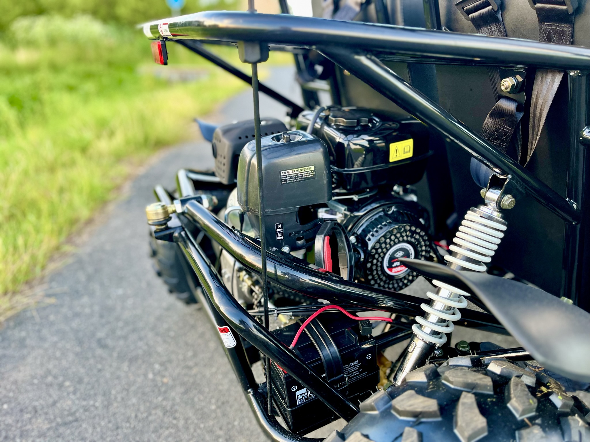 Dětská benzínová Super Buggy 208ccm AUTOMAT limitovaná edice - modrá - 15. pohled