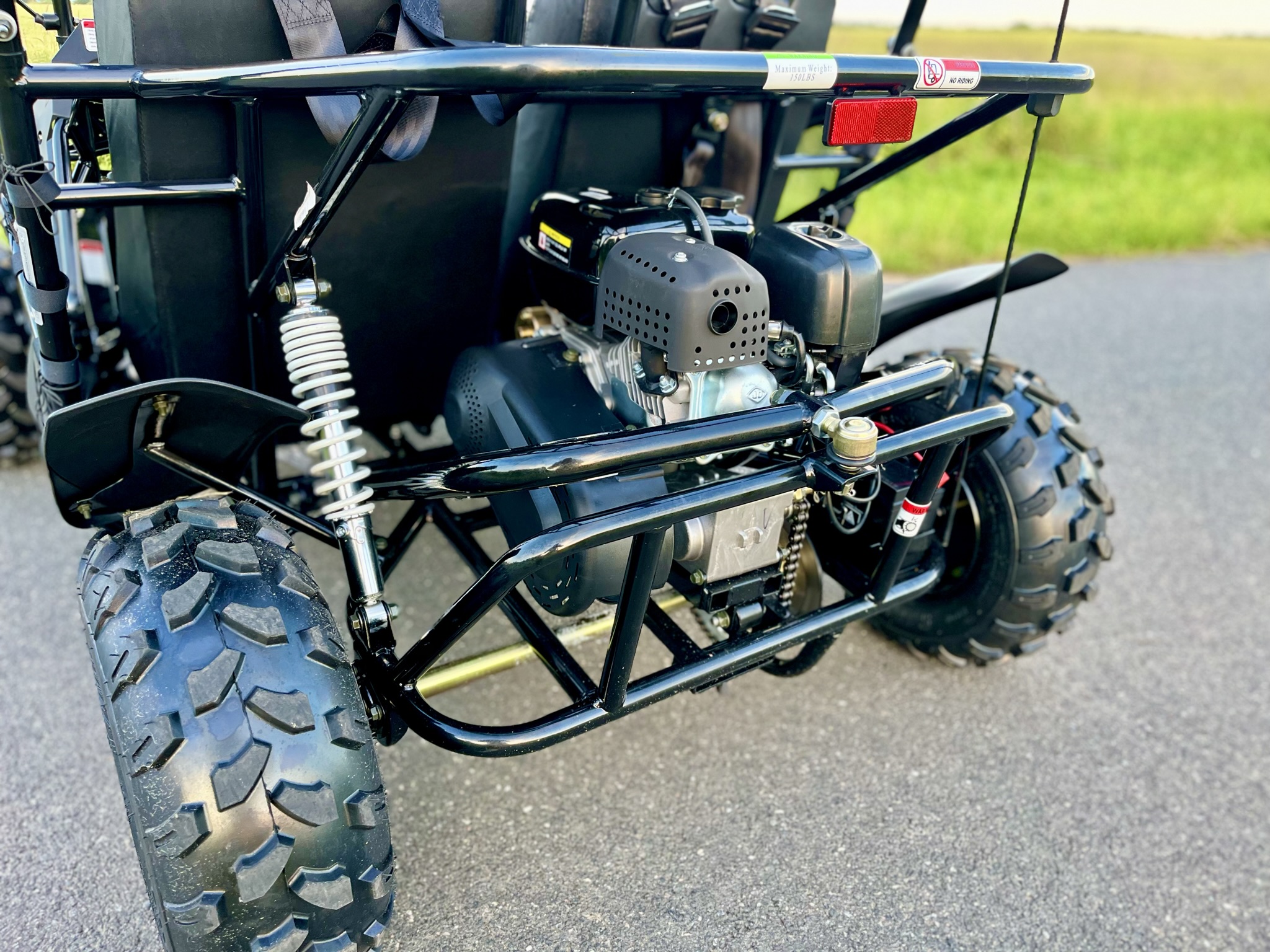 Dětská benzínová Super Buggy 208ccm AUTOMAT limitovaná edice - modrá - 6. pohled