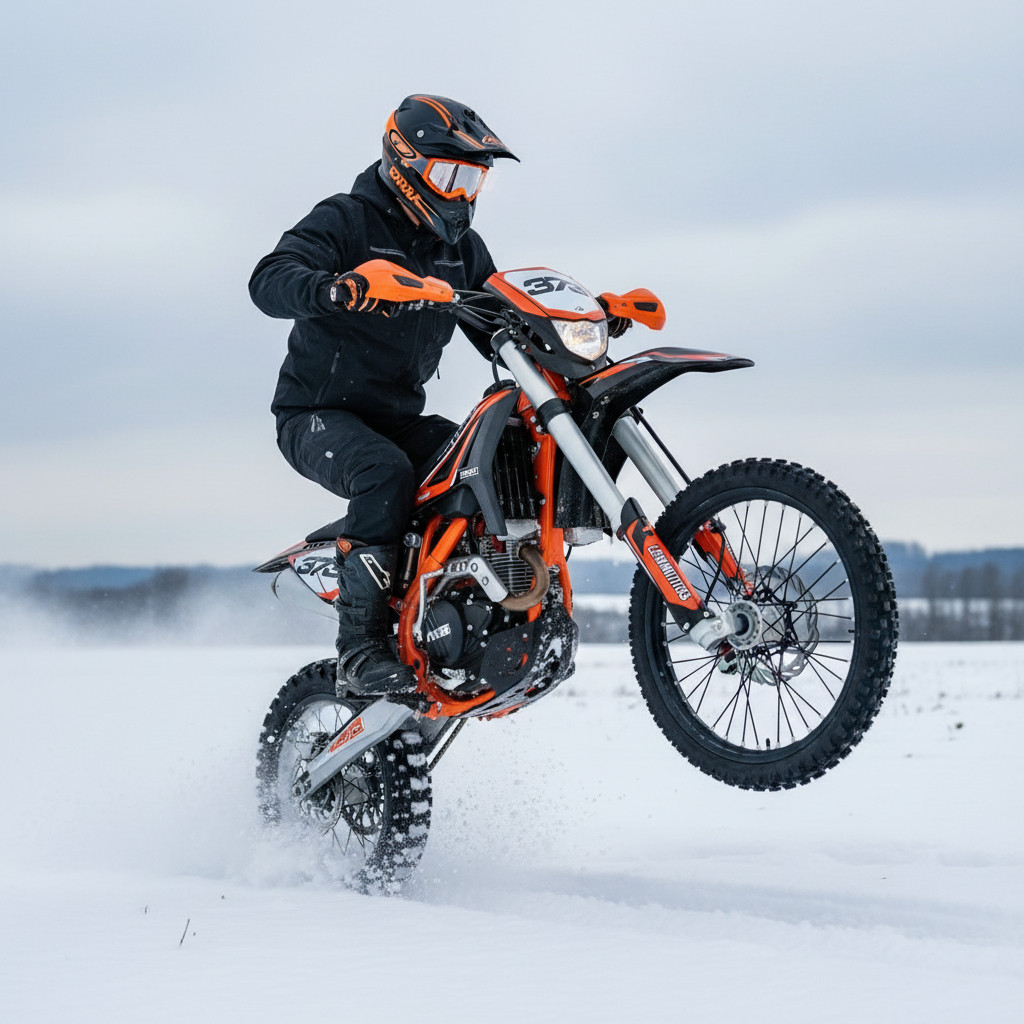 Pitbike Leramotors By Apollo THUNDER 140ccm 19/16 - 4 rychlosti - Oranžová - 17. pohled