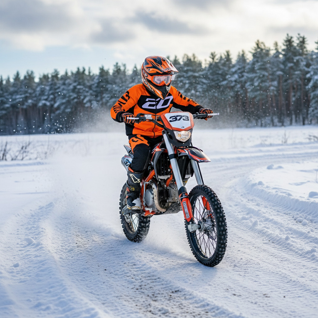 Pitbike Leramotors By Apollo THUNDER 140ccm 19/16 - 4 rychlosti - Oranžová - 20. pohled