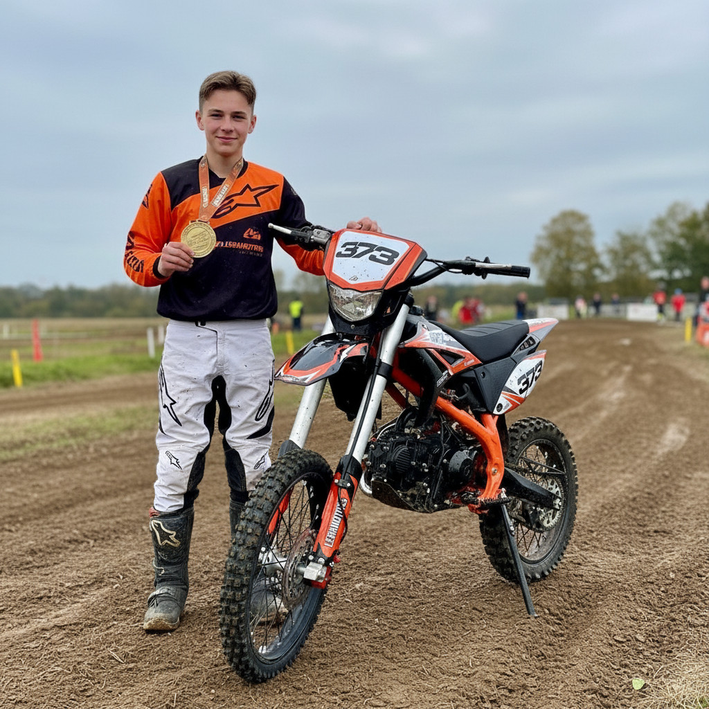 Pitbike Leramotors By Apollo THUNDER 140ccm 19/16 - 4 rychlosti - Oranžová - 19. pohled