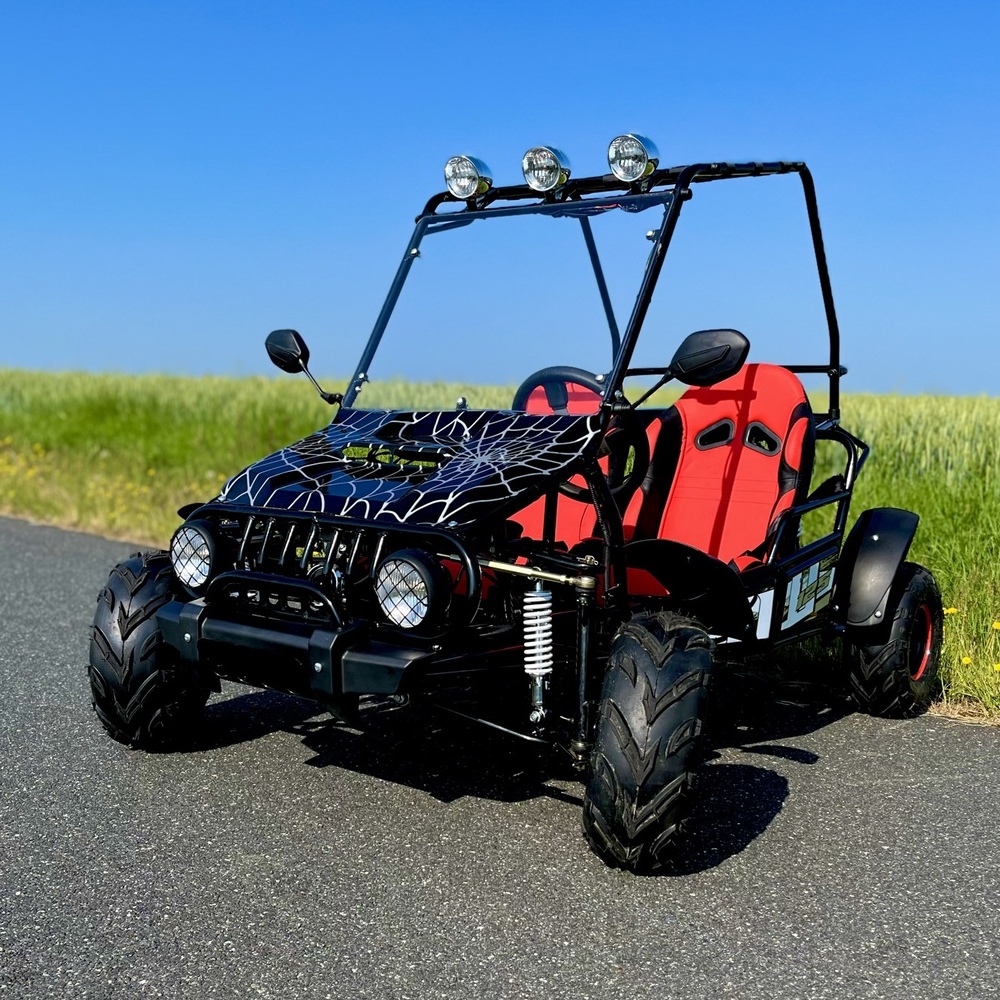 Dětská benzínová Buggy SPIDER ATV 125ccm 3GR - černá