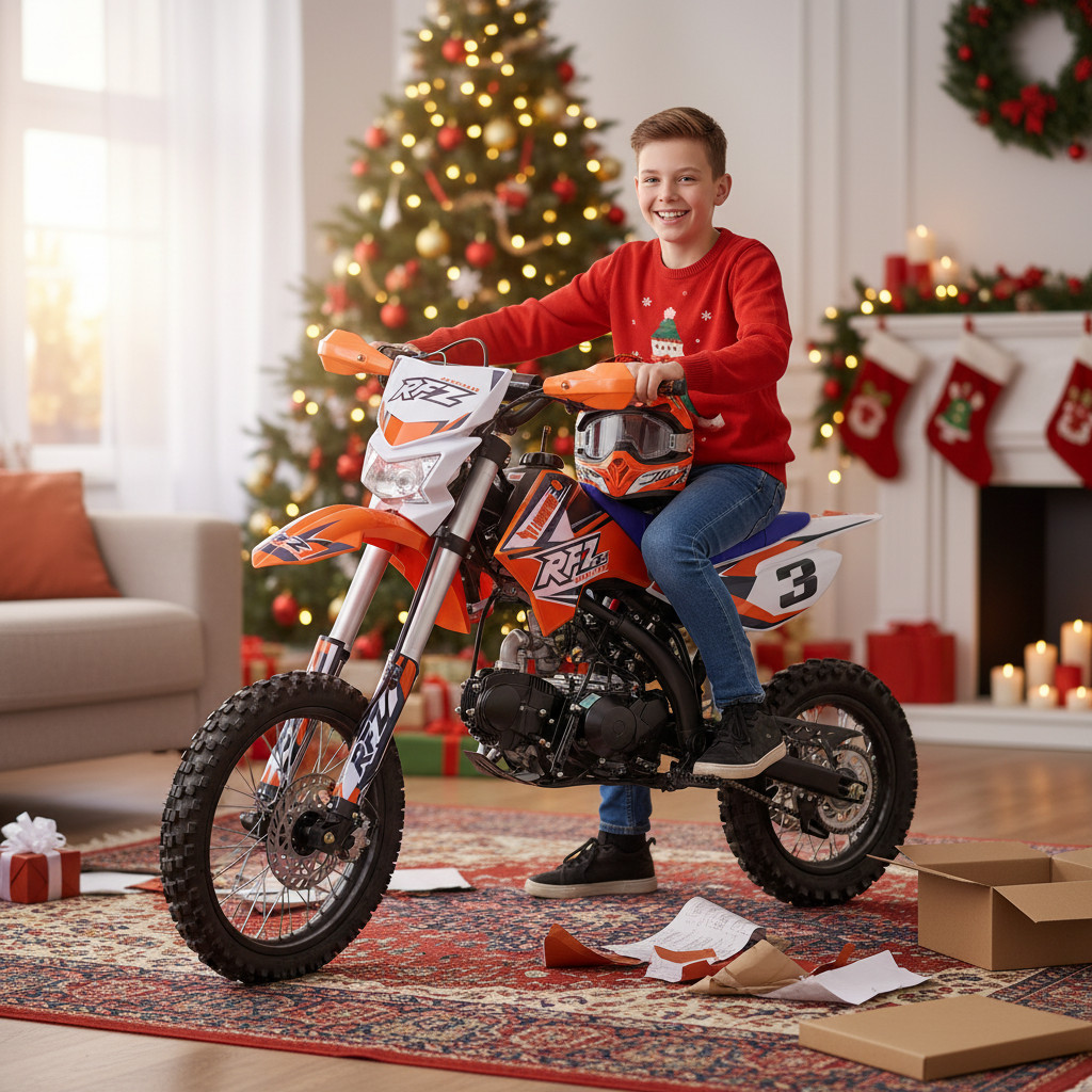 Motorku Apollo Jaguar 125ccm si opravdu každý zamiluje. DOBA DORUČENÍ DO 2-3 PRACOVNÍCH DNÍ.
 Dětská benzínová motorka Pitbike Leramotors by APOLLO JAGUAR 125ccm 17“/14“ E-START - oranžová