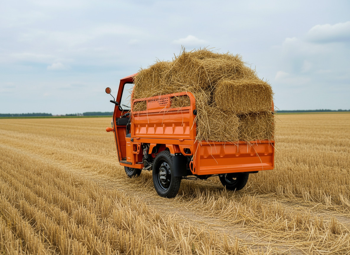 Elektrická tříkolka Leramotors tuk tuk cargo G1 1000W 60V - oranžová - 16. pohled