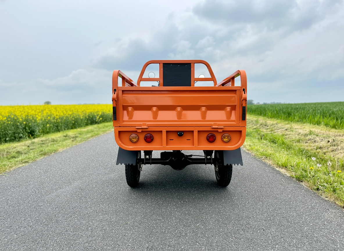 Elektrická tříkolka Leramotors tuk tuk cargo G1 1000W 60V - oranžová - 3. pohled