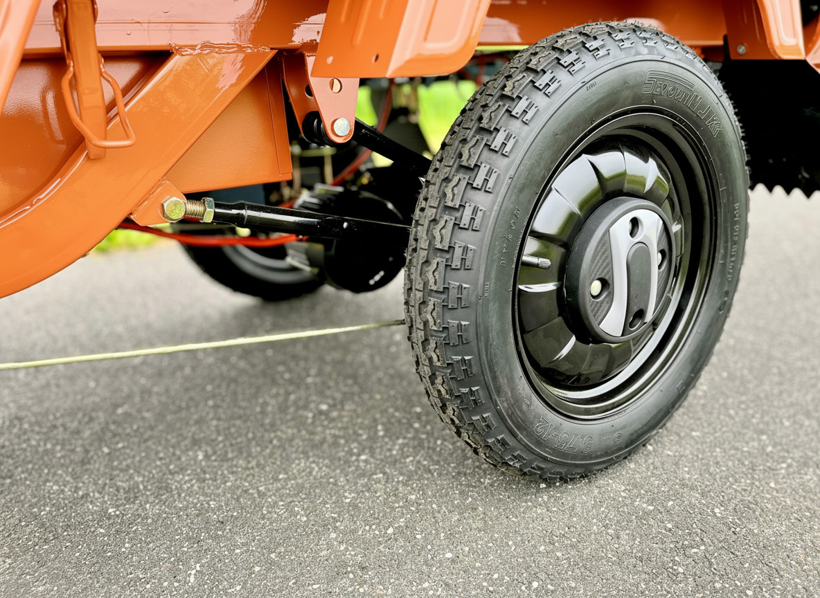Elektrická tříkolka Leramotors tuk tuk cargo G1 1000W 60V - oranžová - 8. pohled