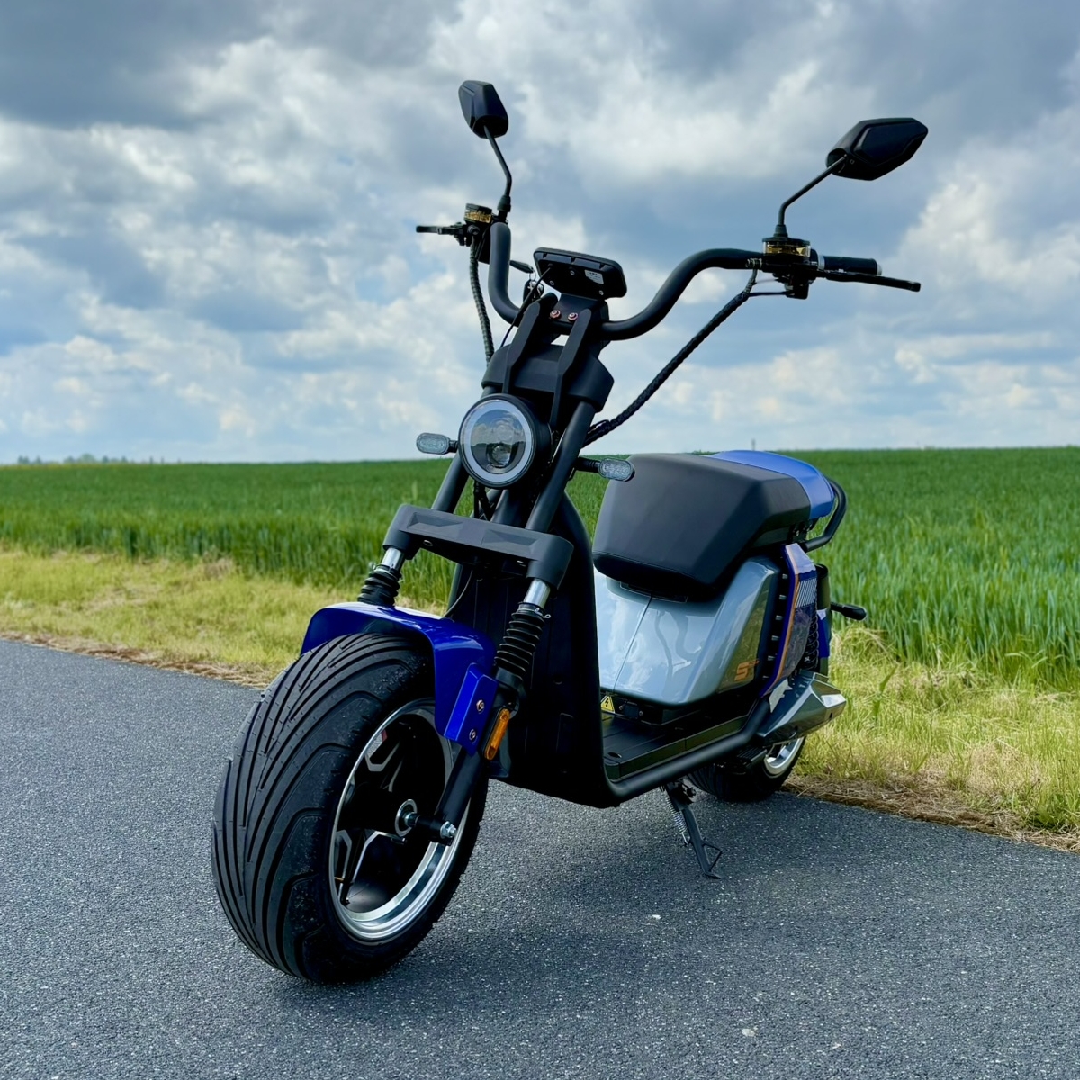 Elektrokoloběžka Leramotors SCOOTERS C7 3000W - modrá