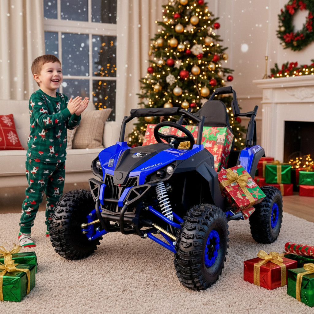 Buggy Razor je vhodná pro děti od 4 do 12 let. Buggy je vybavena silným bezkartáčovým motorem o výkonu 1200W a velkými 6" koly. DOBA DORUČENÍ DO 2-3 PRACOVNÍCH DNÍ
 Dětská elektrická Buggy Leramotors Razor III 1200W - modrá