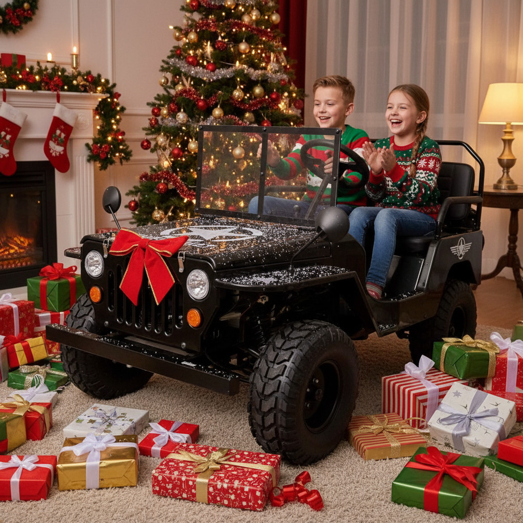 Leramotors vojenský Jeep Willys 150ccm