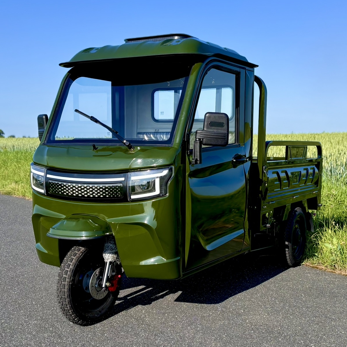 Elektrická tříkolka Leramotors tuk tuk cargo G4 3000W - zelená
