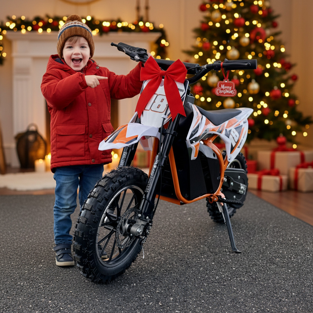 Exkluzivní model 2025! Minicross s nejlepší výbavou ve své třídě. Jeho předností je především elektrický motor o výkonu 800W s neodymovým magnetem, který zaručuje vysoké zrychlení .. Minicross Leramotors DEVIL DELUXE 800W/36V - oranžová