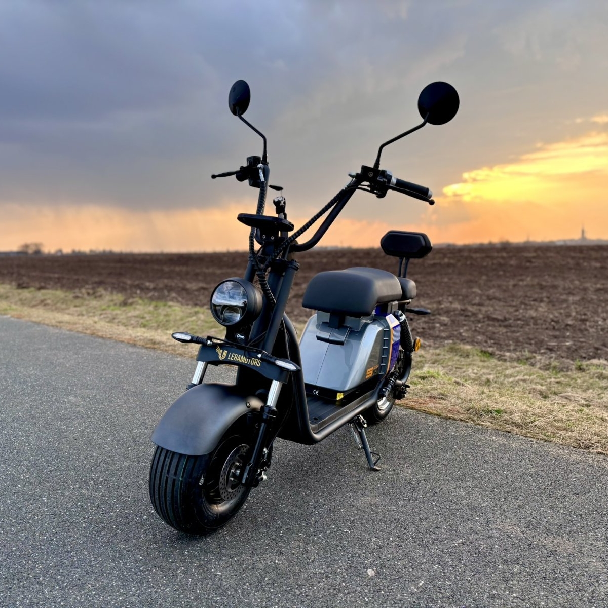 Elektrokoloběžka Leramotors SCOOTERS C7 mini 1000W - 48V - modrá