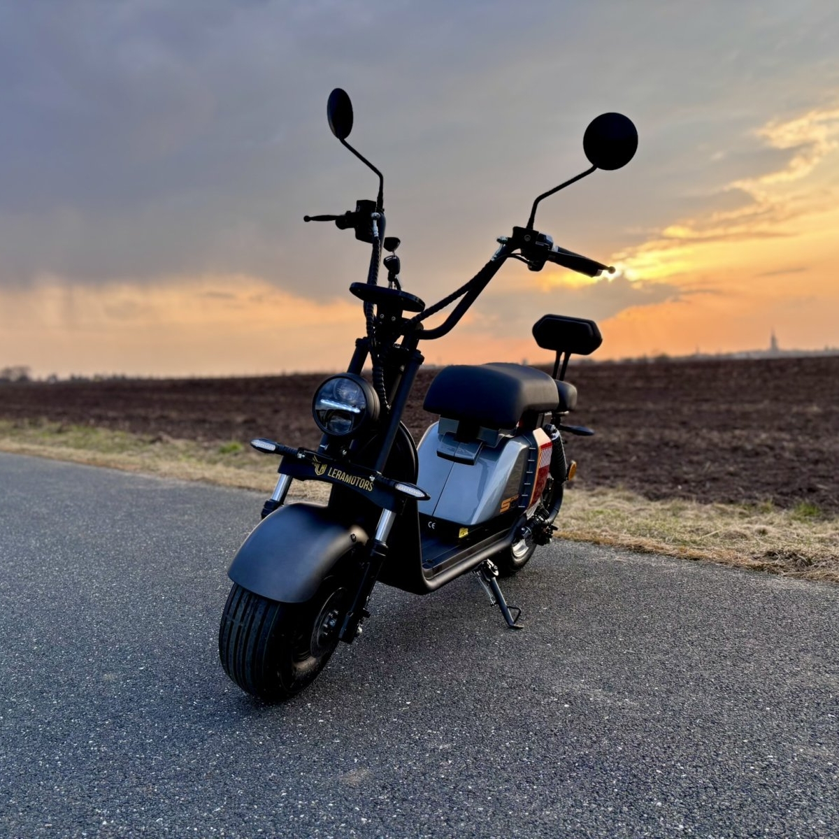 Elektrokoloběžka Leramotors SCOOTERS C7 mini 1000W - 48V - červená