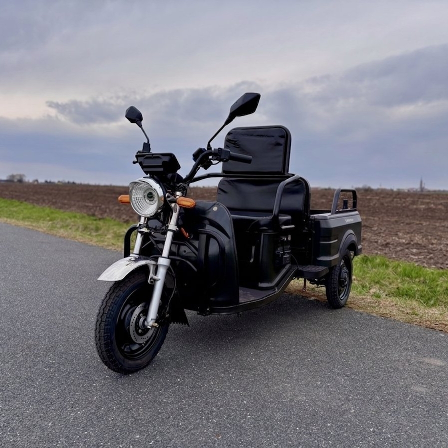 Elektrická tříkolka Leramotors cargo G2 2300W 72V - černá