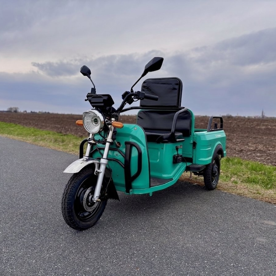 Elektrická tříkolka Leramotors cargo G2 2300W 72V - zelená